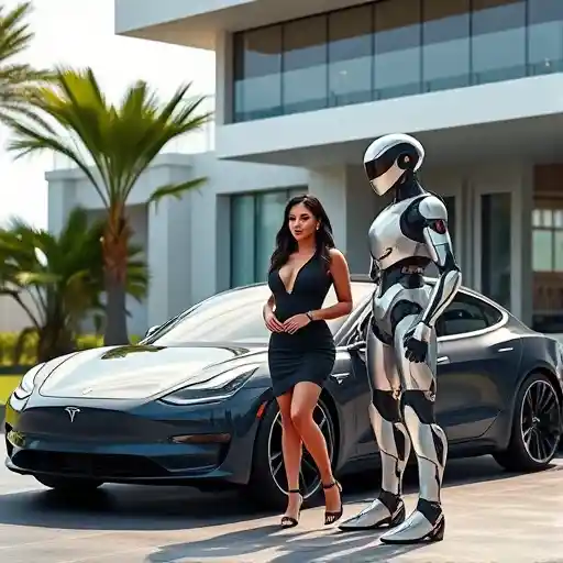 Kim Kardashian's Tesla bot Optimus